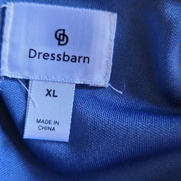 Dress Barn Sleeveless high low blue dress - Picture 12 of 13